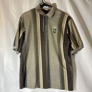 Sea Palms By Hartwell Size Large Green Polo Shirt Vintage Style “Park Hills”